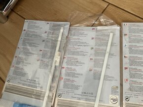 Nové- 7x malá záclonka z Lidlu- 160 x 50cm-cena za vše - 11