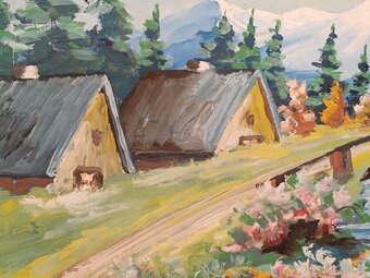 Obrazy 4ks Alois Kokáč, olej 50x70 - 11