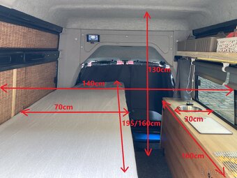 Obytné mini auto FIAT FIORINO 82t km ve stavu VETERÁNA - 11