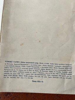 Staré turistické mapy, r. 1958, 1959 a 1971 - 11