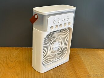 Stolní větrák ventilátor s možností chladivé vodní mlhy NOVÝ - 11