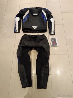 Dainese Avro 4-Pánská Dámská kožená moto kombinéza, dvoudíl - 11