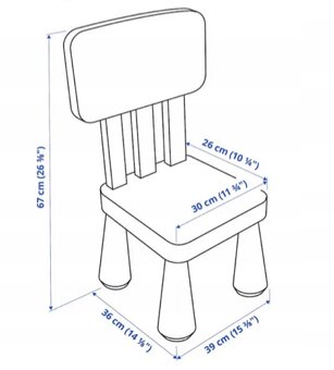 Dětská židle ikea Mammut - 11