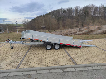 Sklopka s bočnicemi 452 x 205cm, 2700/690kg, nájezdy - 11