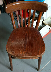 starý kuchyňský stůl židle dřevěné na chalupu chatu aj. - 11