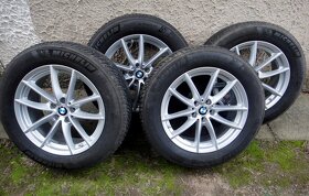 Orig alu disky na BMW se zimni pneu Michelin - 11