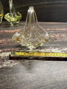 Skleněné košíky - hutní sklo - 11