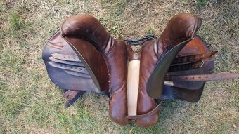 Prodám kožené jezdecké sedlo Passier posedlí 18" - 11