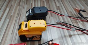 Startovací kabely+redukce pro Aku batrii Makita 18V-20V - 11