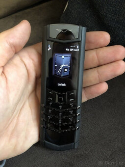 Vertu Signature S čistě černá, 100% originální - 11