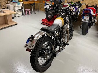 Yamaha SR 500  stavba Wild Life - 11