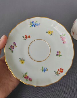 Úžasný porcelánový kávový set od manufaktury Meissen - 11