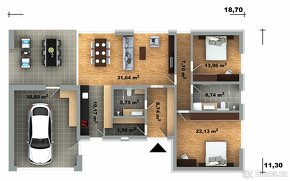 Dům Katka 54 Přízemní prostorný rodinný dům s univerzální di - 11