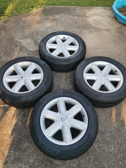 Original alu kola Nissan Murano + zimní pneu - 11