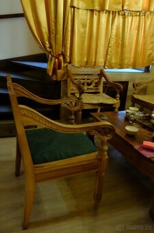 Masivní teakový nábytek – stylový komplet - 11