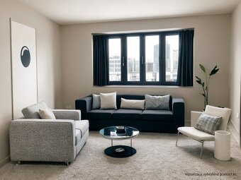 Pronájem vybaveného 1+1 po rekonstrukci,39 m² s balkonem - 11