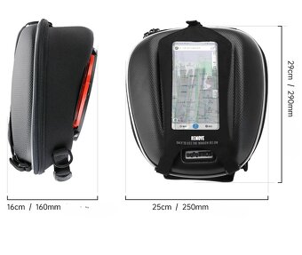 Tankvak, tankbag na nádrž motocyklu - 11