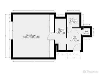 Pronájem bytu 1+1, Jakutská, Vršovice,  18.900 Kč/měs, 44 m2 - 11