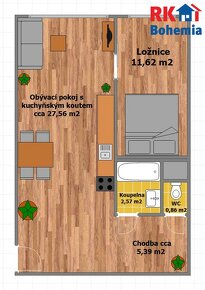 Prodej bytu 2+kk v Českém Brodě, 48 m2 + komora 1,4 m2 - 11