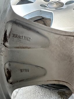 5x112 R17 7,5J ET54 Audi A3 + 225/45 R17 letné - 11