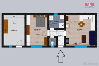 Prodej chalupy, Kostelec u Heřmanova Městce, pozemek 570 m² - 11