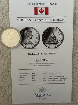 Sada amerických a kanadských stříbrných mincí - 11