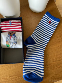 Set 3 ks vzorovaných dámských ponožek Polo Ralph Lauren - 11