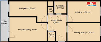 Prodej bytu 3+1, 82 m², Praha, ul. Neustupného - 11