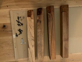 Ambia JÍDELNÍ STŮL, akácie, recyklované dřevo, 160/90/76 cm - 11