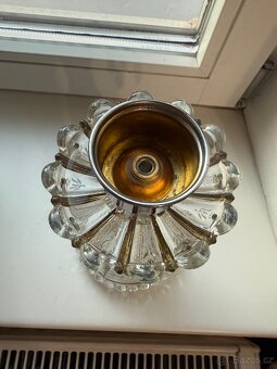 KŘIŠŤÁLOVÁ LAMPA S BROUŠENOU VÁZOU - TORZO - 11