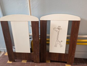 Dětská postýlka dřevěná 120x60 cm - 11