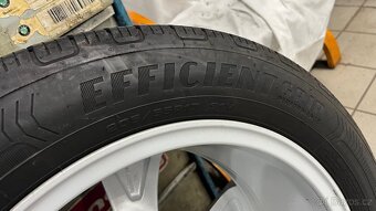 Škoda volans alu disky +goodyear R17 5x100 205/55 JAKO NOVÉ - 11