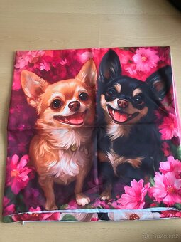 Nové povlaky na polštáře 40x40cm - kůň, psi, kočky - 11