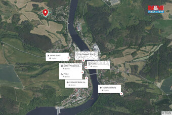 Prodej pozemku k bydlení, 895 m², Kamýk nad Vltavou - 11