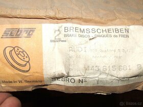 Prodám brzdové kotouče Audi - 11