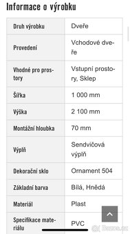 Dveře vchodové/ pravé - 11