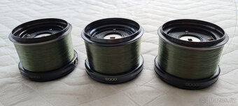 3 x navijáky SHIMANO Aero Technium MGS 12000 XTB s náhradním - 11