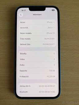 iPhone 13 128gb, 94% baterie - 11