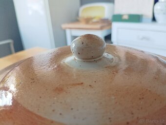 KAMENINOVÝ HRNEC RAMEKIN GRES DU MARAIS FRANCE - 11