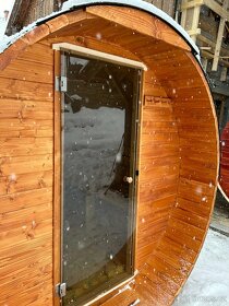Finská sudová sauna - ruční výroba - 11