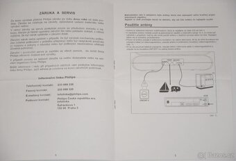 Univerzální pokojová anténa PHILIPS, zesil.integrovaný - 11