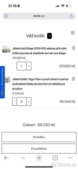 Luxusní NOVÝ Jídelní set s 6 křesly a stolem Akát - 11