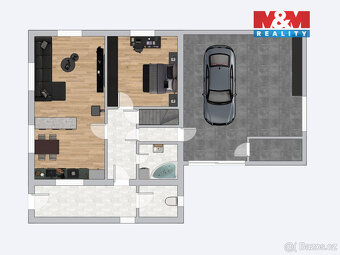 Prodej rodinného domu, Kolín, Sendražice, pozemek 1185 m2 - 11