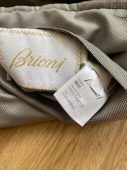 Brioni oboustranná hedvábná bunda Vyrobeno v Itálii - 11