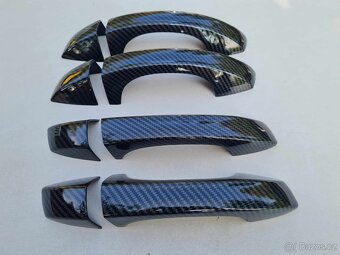 KARBONOVÉ klučky krytky klučiek pre ŠKODA VOLKSWAGEN - 11