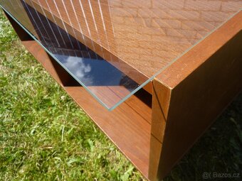 IKEA BOKSEL konferenční stolek na kolečkách 79x79 - 11