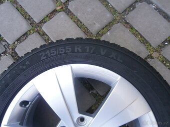 ALU KOLA 5 X 112 ŠKODA ORIGINÁL 215 55 17 SUPERB - 11