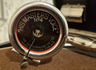 Gramofon His Master's Voice 101 raný typ - 11