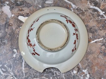 Japonský porcelánový holicí talíř Imari v dárkové krabici - 11