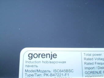 Indukční varná deska Mora VDIS653C / Gorenje ISC645BSC - 11